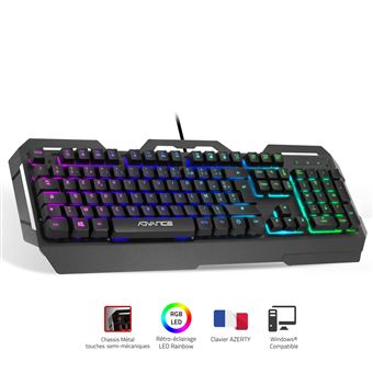 Clavier Suza Clavier Gaming filaire Spirit Of Gamer Elite-K40 Noir