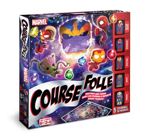 Jeu De Société Famille Et Enfants Cartamundi Course Folle Avengers