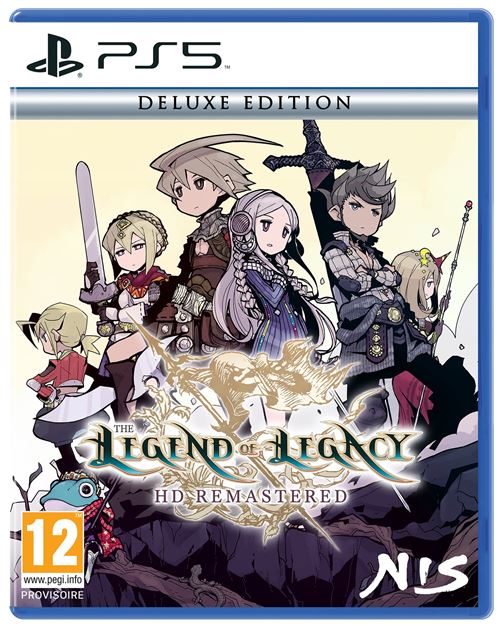Pochette avant du jeu The Legend of Legacy HD Remastered Edition Deluxe PS5