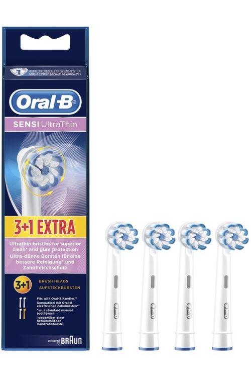 Pack de 4 brossettes de rechange Oral B Sensi Ultra-Thin EB60 X3+1