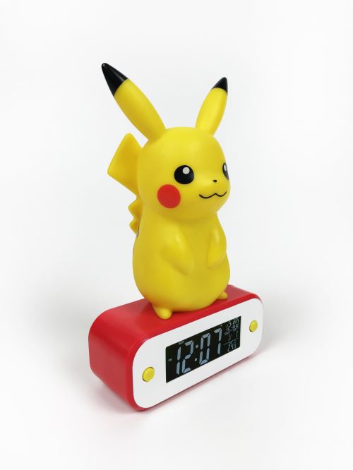 Figurine Teknofun Pokémon Pikachu 3D lampe heure réveil