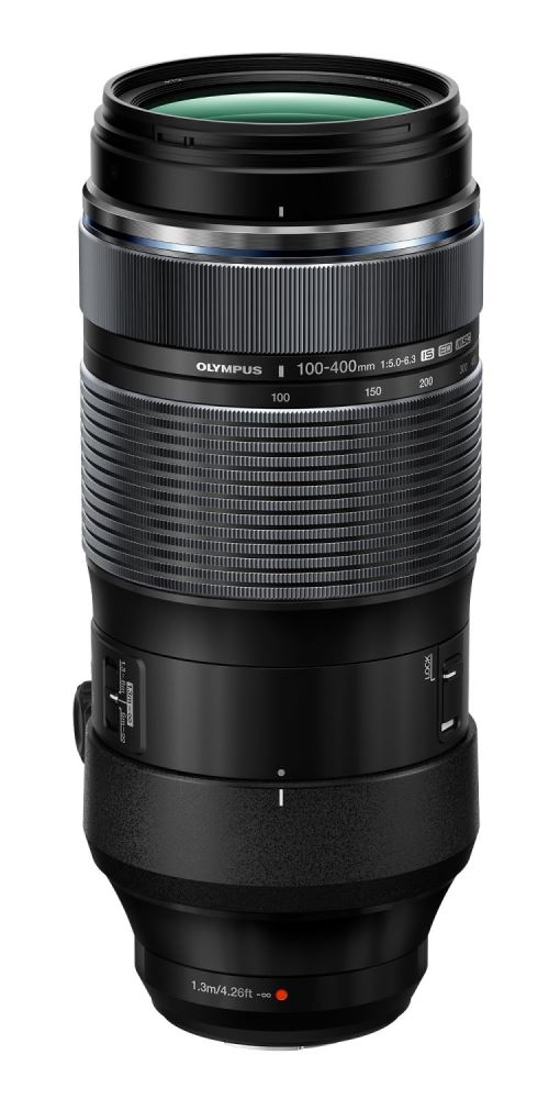 Objectif hybride Olympus M. Zuiko Digital ED 100-400mm f/5-6,3 IS Noir