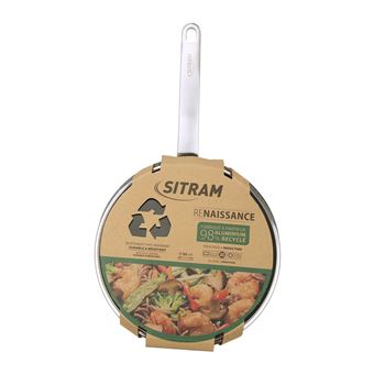 Sauteuse Sitram Re Naissance 24 cm Gris