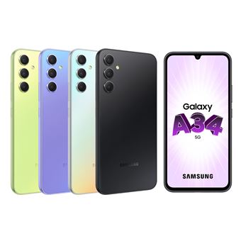 Smartphone Samsung Galaxy A34 6,6" 5G Nano SIM 128 Go Violet