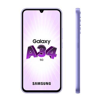 Smartphone Samsung Galaxy A34 6,6" 5G Nano SIM 128 Go Violet