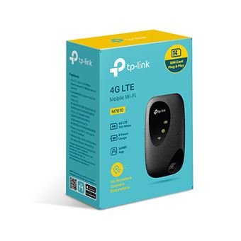 Routeur Wi-Fi mobile TP-Link M7010 V1 4G LTE Noir et Gris