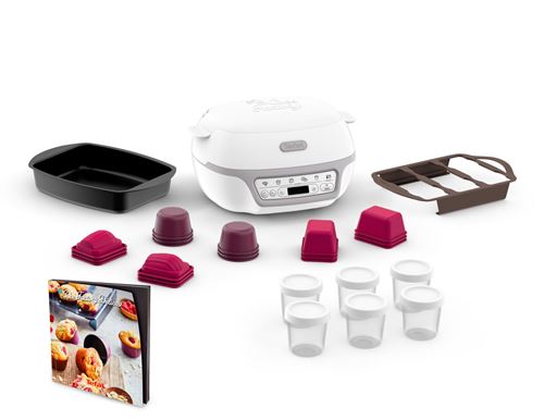 Tefal Cake Factory Appareil à Gã¢Teau, Cupcake, Muffin, Moules Creabake Kd812110