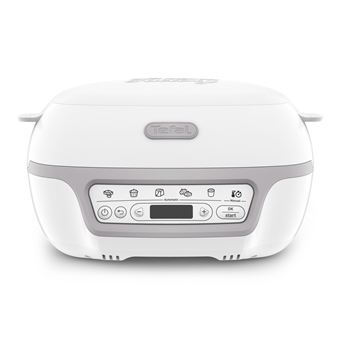 Machine à gâteaux Tefal Cake Factory Délices Silver Maxi Pack KD812110 1100 W Blanc et Argent