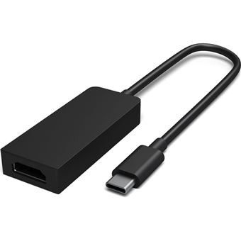 Adaptateur Microsoft USB Type-C vers HDMI Noir pour Surface Book 2