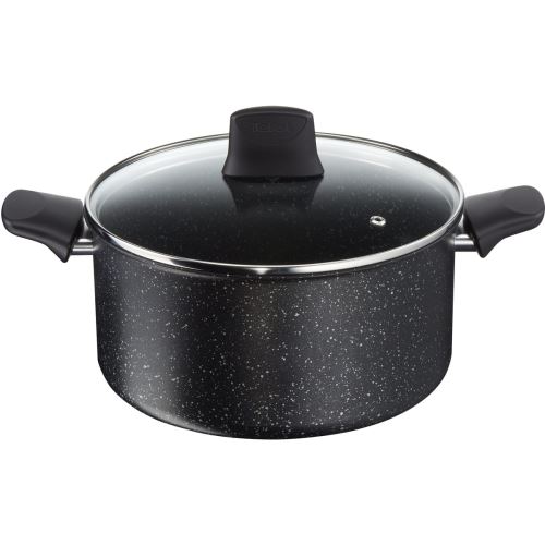 Faitout Tefal Authentic avec couvercle 24 cm Noir