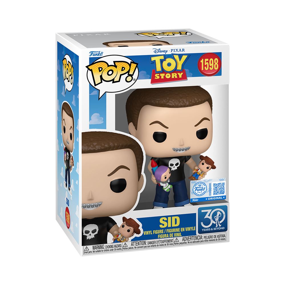 Funko Pop! Figura de Vinyl Disney Toy Story: Sid - 1598 - Objecto