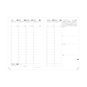 Agenda civil semainier QuoVadis 2022 Toscana Ministre Bleu