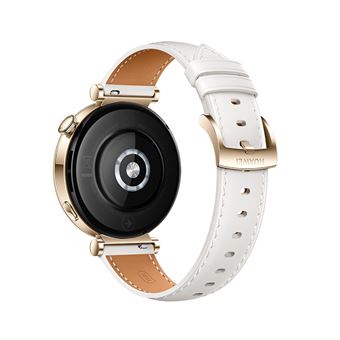 Montre connectée Huawei Watch GT 4 41 mm Classic bracelet en cuir Blanc