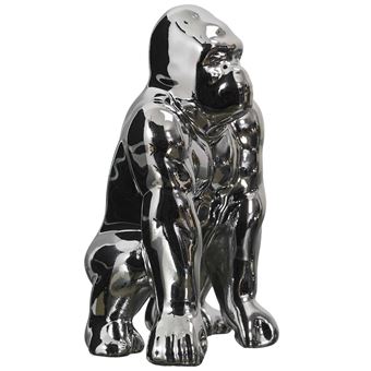 Statue The Home Deco Factory Gorille 10 cm Noir - 1