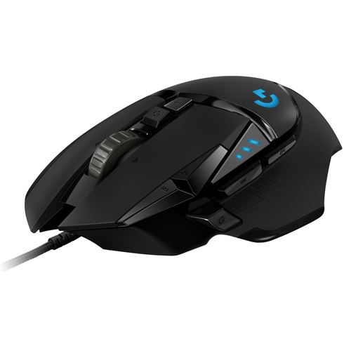 Souris Gaming Logitech G502 X – 25600 DPI, 11 Boutons, Filaire, RGB - vue 6
