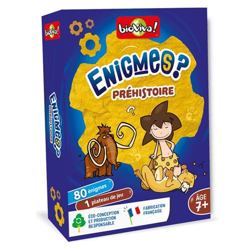 Jeu De Cartes Bioviva Enigmes Préhistoire