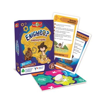 Jeu de cartes Bioviva Enigmes Préhistoire