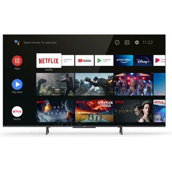 TV QLED TCL 55C722 139,7 cm 4K UHD Smart TV Argent Reconditionné