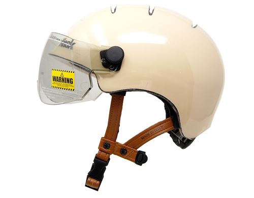 Kask – Urban Bike Helm mit Visier 4 Belüftungsöffnungen – Grösse – Champagner