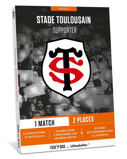 Coffret cadeau Tick’nBox Stade Toulousain Supporter Fnac