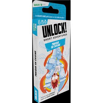 Jeu d'ambiance Asmodee Unlock! Short Adventure 1 : Panique en cuisine