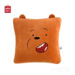 Oreiller et couverture 2 en 1 Miniso We Bare Bears Grizzly