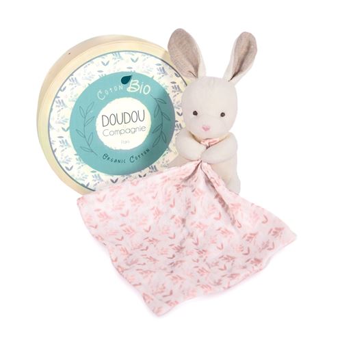Animal en peluche Doudou et Compagnie Botanic Bio Lapin Pm avec doudou Rose État correct - Doudou et Compagnie reconditionné disponible sur Fnac