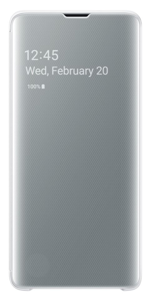Housse avec affichage Samsung Clear View Blanc pour Galaxy S10