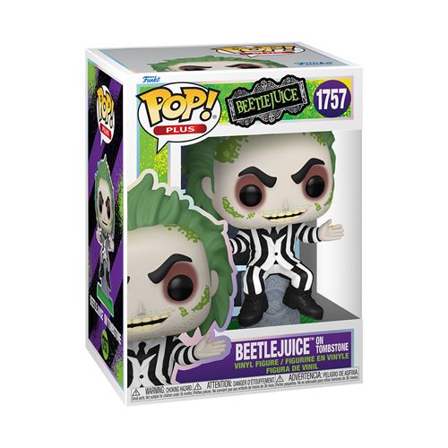 Figurine Pop! Beetlejuice Beetlejuice Sur La Pierre Tombale N° 1757 Funko