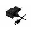 Chargeur secteur Samsung 1.67A avec Câble USB Type C Fast Charging Noir
