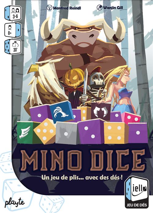 Iello Multicolore Jeu D'ambiance Mino Dice