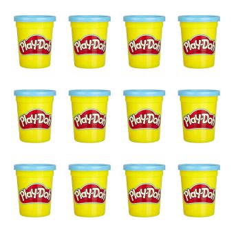 Pack de 12 pots de pâte à modeler Play-Doh Bleu