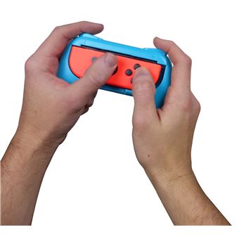 Pack de 2 Grips Subsonic Rouge et Bleu pour Joy-Cons Nintendo Switch