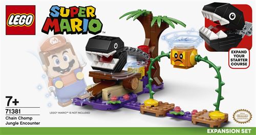 LEGO® Super Mario™ 71381 Ensemble d’extension La rencontre de Chomp dans la jungle