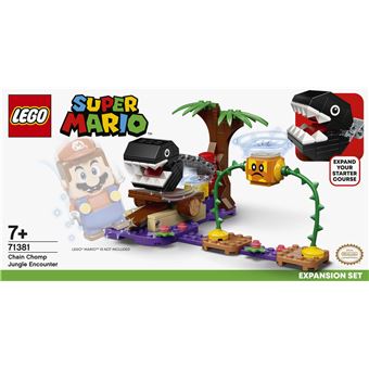 LEGO® Super Mario™ 71381 Ensemble d’extension La rencontre de Chomp dans la jungle