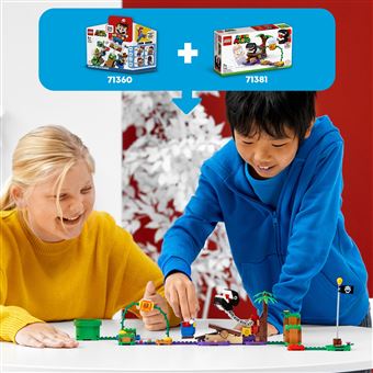LEGO® Super Mario™ 71381 Ensemble d’extension La rencontre de Chomp dans la jungle