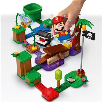 LEGO® Super Mario™ 71381 Ensemble d’extension La rencontre de Chomp dans la jungle