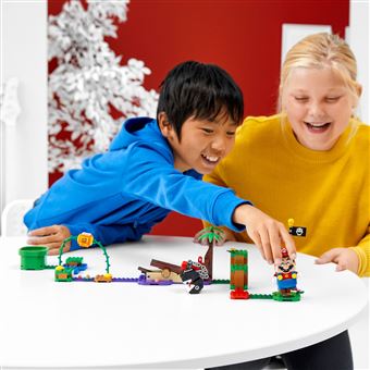 LEGO® Super Mario™ 71381 Ensemble d’extension La rencontre de Chomp dans la jungle