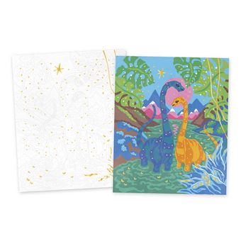 PEINTURE AU NUMERO DINOSAURES