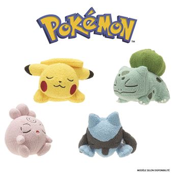 Peluche Bandai Pokémon qui dort 12 cm Modèle aléatoire