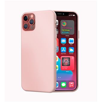 Coque en silicone So Seven MagSafe pour iPhone 12 Pro Max Rose bonbon - 1