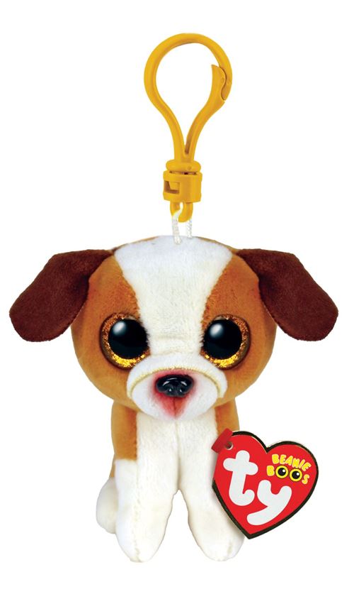 Ty Peluche Beanie Boo’s Clip Hugo Le Chien