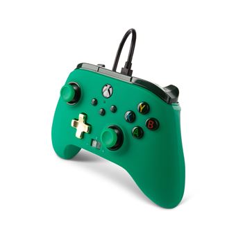 Manette filaire améliorée PowerA pour Xbox Series X|S Vert