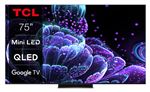 TV TCL 75C835 75" QLED 4K UHD Smart TV Aluminium brossé 2022