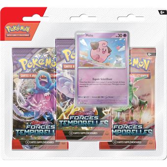 Carte à collectionner Pokémon EV05 Forces Temporelles Pack 3 boosters - 1