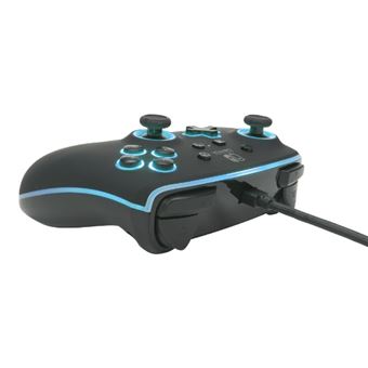 Manette filaire améliorée pour Nintendo Switch Acco Spectre Noir