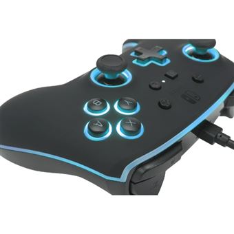 Manette filaire améliorée pour Nintendo Switch Acco Spectre Noir