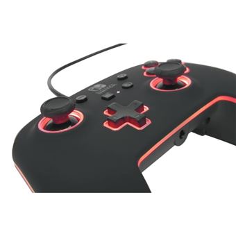 Manette filaire améliorée pour Nintendo Switch Acco Spectre Noir