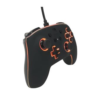 Manette filaire améliorée pour Nintendo Switch Acco Spectre Noir