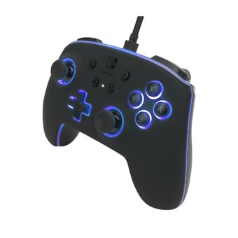 Manette filaire améliorée pour Nintendo Switch Acco Spectre Noir